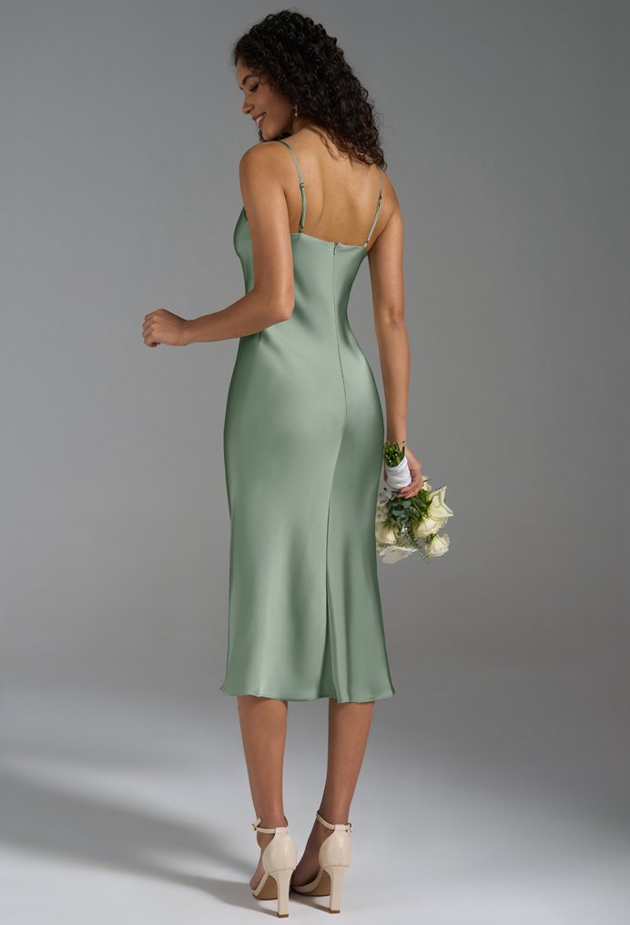 AW Alanna Oil Green  Wedding Guest Dresses